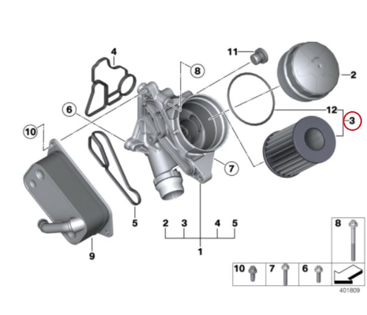 Oem #11427566327 11427541827新しいオイルフィルター ...